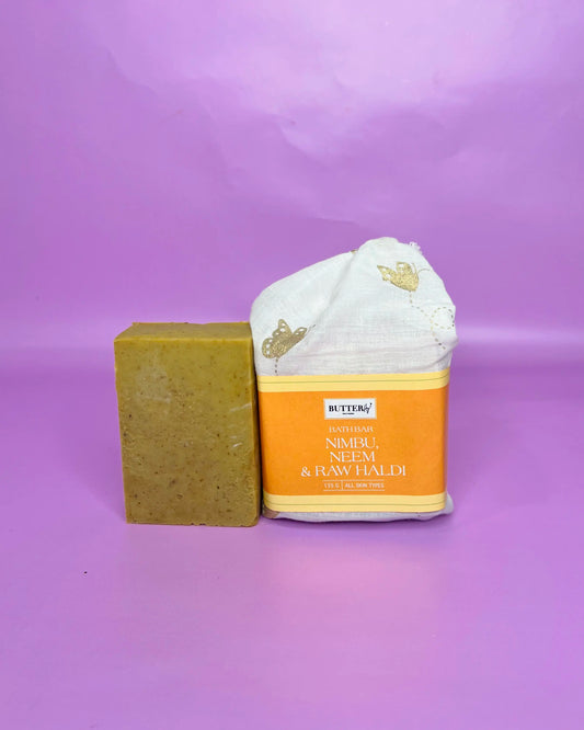 Nimbu, Neem & Raw Haldi Bath Bar